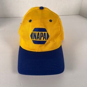NAPA Auto Parts Official Supplier Embroidered Baseball Cap Yellow Blue